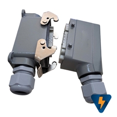 Giắc cắm 16 chân 16A HDC-HE-016-3 kiểu đế nổi