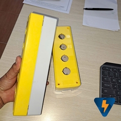 GQELE Hộp nhựa 4 lỗ, hộp nút nhấn 4 lỗ, box nhựa 4 lỗ GOB-4A GOB-4A-YW