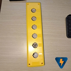 GQELE GOB-6A-YW Hộp đựng nút nhấn điều khiển bằng nhựa ABS GOB-6A-YW