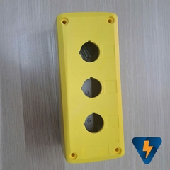 Hộp nhựa 3 lỗ  hộp nút nhấn 3 lỗ  box nhựa 3 lỗ GOB-3A-YW