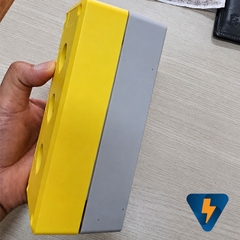 Hộp nhựa 3 lỗ  hộp nút nhấn 3 lỗ  box nhựa 3 lỗ GOB-3A-YW