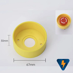 Nắp chụp nhựa bảo vệ nút nhấn, công tắc F22-18