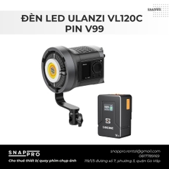 COMBO ĐÈN LED ULANZI VL120C + PIN V99