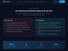 SnapFast — Tải video KHÔNG logo, đa nền tảng (TikTok · Douyin · YouTube · Facebook · Instagram)