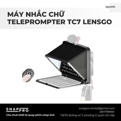 Máy Nhắc Chữ Teleprompter TC7 Lensgo