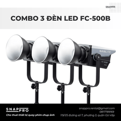 COMBO 3 ĐÈN LED NANLITE FC-500B