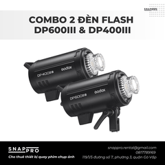 COMBO 2 ĐÈN FLASH DP600III & DP400III