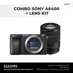 Combo Sony A6400 + Lens Kit