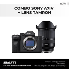 Combo Sony A7IV + Lens Tamron