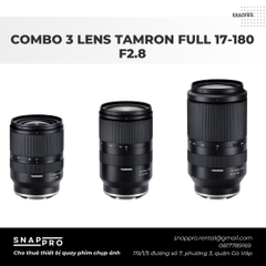Combo 3 lens Tamron Full 17-180 F2.8