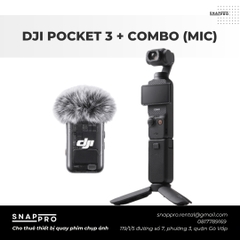 DJI Pocket 3 + Combo (Mic)