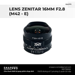 LENS ZENITAR 16MM F2.8 ( M42-E)