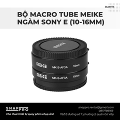 Bộ Macro Tube Meike Ngàm Sony E (10-16mm)