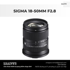 LENS SIGMA 18-50MM F2.8