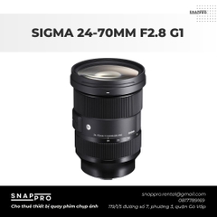 LENS SIGMA 24-70MM G1 F2.8