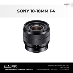 LENS SONY 10-18MM F4 OSS