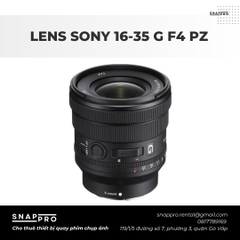 LENS SONY 16-35 G F4 PZ