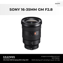 LENS SONY 16-35MM GM F2.8