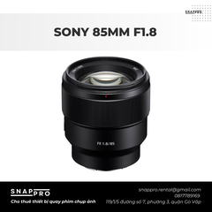 LENS SONY 85MM F1.8
