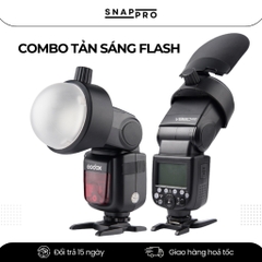 Combo Tản Sáng Flash Thao Tác Nhanh | Softbox Flash Speedlite | Làm Mềm Ánh Sáng Chụp Ảnh | SNAPRO