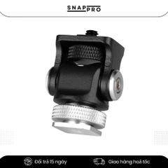 Ngàm Flash Gắn Monitor Máy Ảnh | Hot Shoe Mở Rộng 1/4 inch | Gắn Đèn, Mic, Màn Hình | SNAPRO