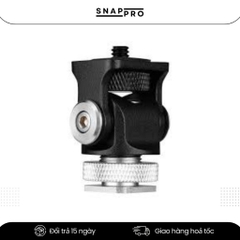 Ngàm Flash Gắn Monitor Máy Ảnh | Hot Shoe Mở Rộng 1/4 inch | Gắn Đèn, Mic, Màn Hình | SNAPRO