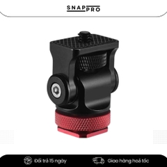 Ngàm Flash Gắn Monitor Máy Ảnh | Hot Shoe Mở Rộng 1/4 inch | Gắn Đèn, Mic, Màn Hình | SNAPRO