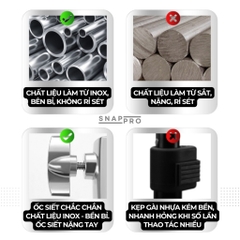 Chân Đèn Studio Inox 2.8m – Chân Đèn Flash / Softbox Tải Trọng 10kg, Chân Đèn Livestream