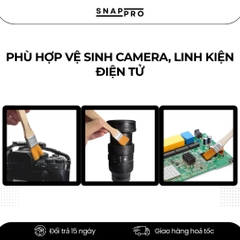 Chổi Cọ Vệ Sinh Máy Ảnh & Thiết Bị Điện Tử | Cọ Quét Bụi Lens, Camera, Bàn Phím [1CM] | SNAPRO