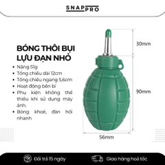 Bóng Thổi Bụi Cực Mạnh Vệ Sinh Máy Ảnh Hình Lựu Đạn | Bóng Thổi Bụi Lens, Camera, Bàn Phím | SNAPRO