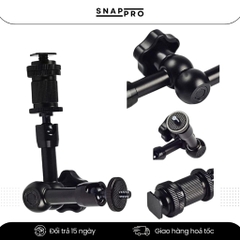 Magic Arm 7 inch 11 inch - Tay Đỡ Camera Gắn Monitor Đèn LED Micro Xoay 360 Đa Năng Chắc Chắn, Đa Dụng