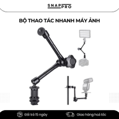 Magic Arm 7 inch 11 inch - Tay Đỡ Camera Gắn Monitor Đèn LED Micro Xoay 360 Đa Năng Chắc Chắn, Đa Dụng