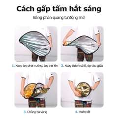 Hắt Sáng 5 Trong 1 110cm – Tấm Tản Sáng Chụp Ảnh, Quay Phim Studio (Trắng/Bạc/Vàng/Đen/Xuyên Sáng)