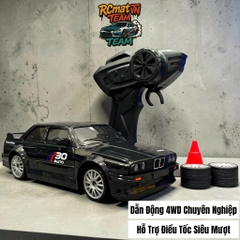 Xe Drift Điều Khiển Mini Drift Racing 4WD 2.4GHz RTR Có Đèn LED Tốc Độ Cao