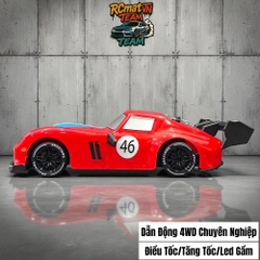 Xe Điều Khiển Từ Xa RC Drift 1:24 – , Bánh Cao Su kèm theo , Đèn LED Đổi Màu, Tốc độ 15Km/h
