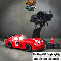 Xe Điều Khiển Từ Xa RC Drift 1:24 – , Bánh Cao Su kèm theo , Đèn LED Đổi Màu, Tốc độ 15Km/h