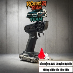 Xe Mini RC Tỷ Lệ 1/64 – Điều Khiển Từ Xa 2.4GHz, 4WD, Tốc Độ 15 km/h, Đèn LED – Xe Đua Bàn Làm Việc Cho Người Lớn & Trẻ Em - 3601/3602