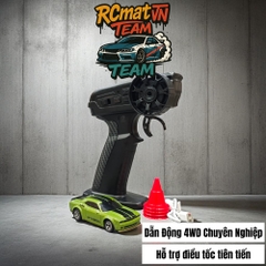 Xe Mini RC Tỷ Lệ 1/64 – Điều Khiển Từ Xa 2.4GHz, 4WD, Tốc Độ 15 km/h, Đèn LED – Xe Đua Bàn Làm Việc Cho Người Lớn & Trẻ Em - 3601/3602