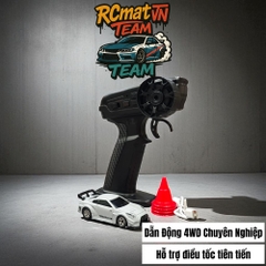Xe Mini RC Tỷ Lệ 1/64 – Điều Khiển Từ Xa 2.4GHz, 4WD, Tốc Độ 15 km/h, Đèn LED – Xe Đua Bàn Làm Việc Cho Người Lớn & Trẻ Em - 3601/3602