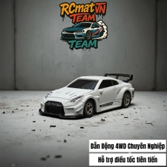 Xe Mini RC Tỷ Lệ 1/64 – Điều Khiển Từ Xa 2.4GHz, 4WD, Tốc Độ 15 km/h, Đèn LED – Xe Đua Bàn Làm Việc Cho Người Lớn & Trẻ Em - 3601/3602