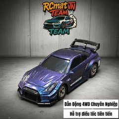 Xe Mini RC Tỷ Lệ 1/64 – Điều Khiển Từ Xa 2.4GHz, 4WD, Tốc Độ 15 km/h, Đèn LED – Xe Đua Bàn Làm Việc Cho Người Lớn & Trẻ Em - 3601/3602