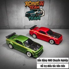 Xe Điều Khiển Từ Xa Mini Tỷ Lệ 1:64 – Drift 4WD, 2.4GHz, Xe Đua Bàn Làm Việc Với Đèn LED - XC165