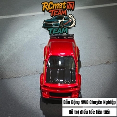 Xe Điều Khiển Từ Xa Mini Tỷ Lệ 1:64 – Drift 4WD, 2.4GHz, Xe Đua Bàn Làm Việc Với Đèn LED - XC165