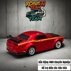 Xe Điều Khiển Từ Xa Mini Tỷ Lệ 1:64 – Drift 4WD, 2.4GHz, Xe Đua Bàn Làm Việc Với Đèn LED - XC165