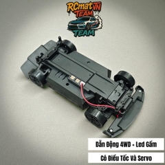 Xe RC ENOZE 8803/8804/8805 RTR – Tỉ lệ 1:24, 4WD, tốc độ 30 km/h, điều khiển 2.4GHz & điều khiển qua APP + đèn LED + Servo 9g