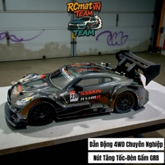 Xe Điều Khiển RC Drift 1/24 4WD 30 km/h – LED Tốc Độ Cao, Đua Mini GTR, Điều Khiển 2.4G, Quà Tặng Đồ Chơi RC