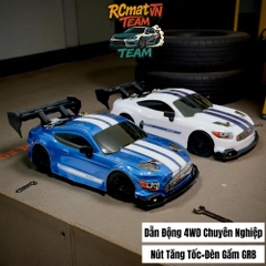 Xe Điều Khiển RC Drift 1/24 4WD 30 km/h – LED Tốc Độ Cao, Đua Mini GTR, Điều Khiển 2.4G, Quà Tặng Đồ Chơi RC