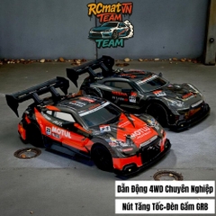 Xe Điều Khiển RC Drift 1/24 4WD 30 km/h – LED Tốc Độ Cao, Đua Mini GTR, Điều Khiển 2.4G, Quà Tặng Đồ Chơi RC