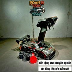 Xe Điều Khiển RC Drift 1/24 4WD 30 km/h – LED Tốc Độ Cao, Đua Mini GTR, Điều Khiển 2.4G, Quà Tặng Đồ Chơi RC