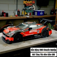 Xe Điều Khiển RC Drift 1/24 4WD 30 km/h – LED Tốc Độ Cao, Đua Mini GTR, Điều Khiển 2.4G, Quà Tặng Đồ Chơi RC